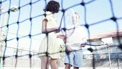 GIRLCUM Tennis Slut Uses Her Cunt To Pay For Her Lessons - Shrooms Q