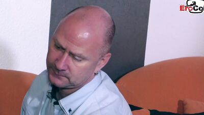 Hot blonde gets fucked at job interview