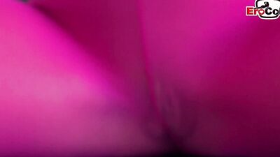 Blonde German babe with hot tits gets fucked by an old sack