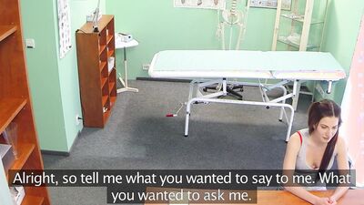 Teen wants Doc to show her HOW TO FUCK BAREBACK - Fake Hospital