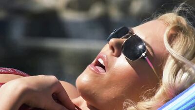 Nymphomaniac Summer Day Invites Her Lesbian Rommate To Join For Scissoring and Pussy Licking Fun