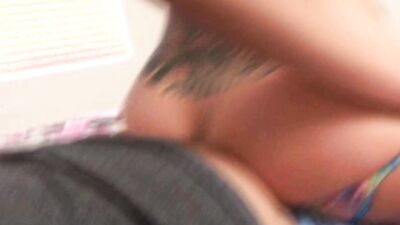 4K/ Super Hot Body Big Tits & Ass Blonde Babe Tricia Oaks Sexy POV Lapdance Lucky Old Man Cumshot