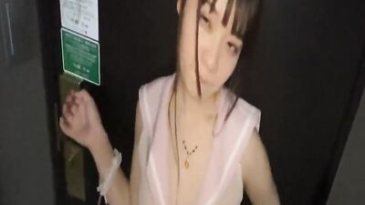 Hardcore fuck session with a sweet-faced hottie from a dating app - uncensored JAV!