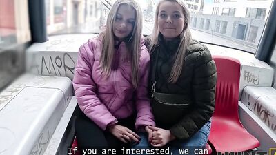 HUNT4K. Lesbian fucked her new landlord