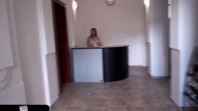 Juicy Pussy Secretary Ally Breelsen Seduces Big Dick Dean in Elevator- Immoral Live 4K