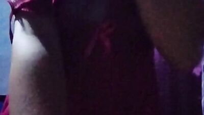 Detonating beautiful buttock in lingerie