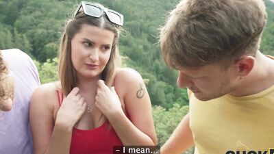 CUCK4K. She always dreamt about 2 cocks at once, he dreamt to see it and jerk off