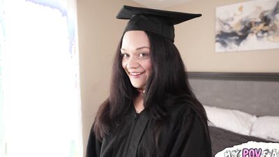 Girl next door gets grad gift from step-dad