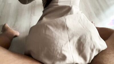 I fuck a girl with a bigger ass and cum in her mouth! Her lips wrap tightly around my cock!