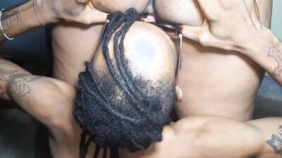 Tall Lizzy Got Sucked and Fucked By a Popular Nigerian Porn Star Strawberry Tripsy