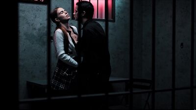 Sex Escape Room - Redhead gets Used like a Doll in Time Stop Freeze Fetish Porn