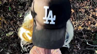 Pretty Girl Sucks My Dick and Shows Her Butt