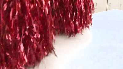 Taking Turns on Big Tittied Japanese Cheerleader Yui Aoyama