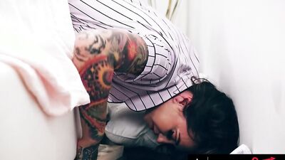 WE SWING BOTH WAYS - Wild Bisexual Threesome With Hot Inked Babe Rocky Emerson