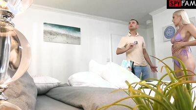 Kay Lovely Lets Stepbro Use Her Like A Fuck Toy To Keep Him Quiet