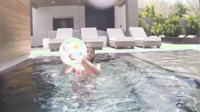 Wet Latina Cum Drain Invites Fat Dick Over For A Swim - Michelle Martinez
