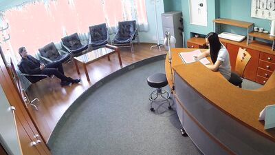 Fake Hospital - Stockings Tempt Patient into Intense Office Encounter