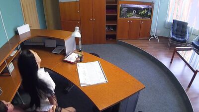 Fake Hospital - Stockings Tempt Patient into Intense Office Encounter