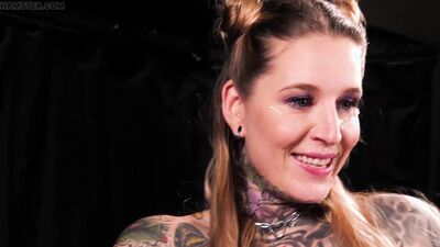 Tattooed Slut Gets Fucked Properly and Makes a Masturbation Show