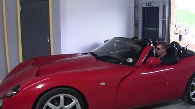 British Blonde Tag Teamed By Two Mechanics- Titopia