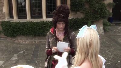 Jodi James and Stacey Saran Cosplay Cunts Getting Fucked Two At A Time By Strangers- Titopia