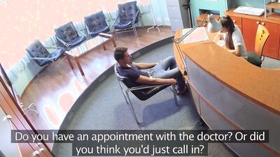 Hot and Horny Nurse lets Patient Spunk Over Her Pussy - Fake Hospital