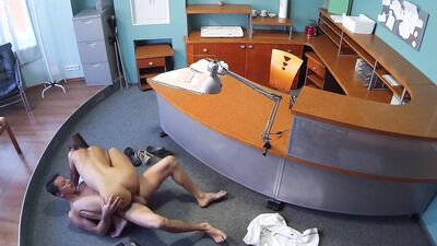 Hot and Horny Nurse lets Patient Spunk Over Her Pussy - Fake Hospital