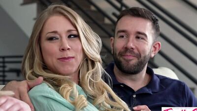 Nympho Emma Starlet Convinces Katie Morgan Finally to Join in SwapFamily Orgy