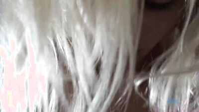 Piper Perri sucks your cock on the porch of your hotel