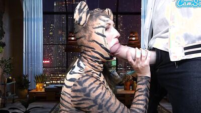 Big Boobs Pussy Cat Masturbates And Blows Big Dick Camsoda Man