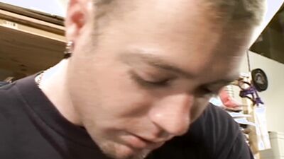 Horny French dolls getting throat fucked in the warehouse