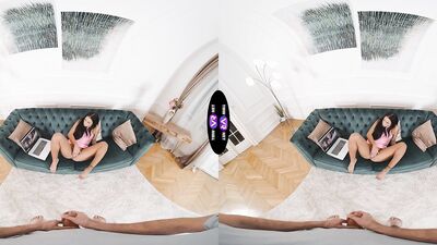 Black Angel Gets Caught Masturbating And Sucks Dick Instantly - TmwVRnet
