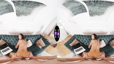 Black Angel Gets Caught Masturbating And Sucks Dick Instantly - TmwVRnet