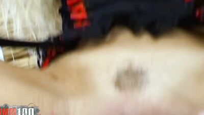 Beautiful blonde French Milf Sidjey Collins gets her anus fucked hard on the desk