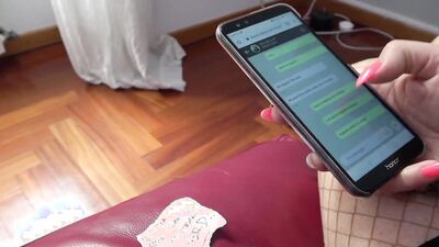 Hot Italian Mature Milf Dominates Young Guy With Words, so that he cums fast