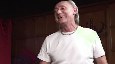 Sultry Blonde Stacey Saran Takes Dick to Her Pussy From Two Older Guys