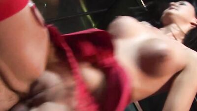 Cassie Young And Abbey Brooks Get Covered In Cum During This Gang Bang