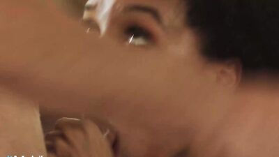 ADULTMOBILE - Ebony Goddess Moans In Pleasure As She Rides A Cock Before Taking A Warm, Wet Finish