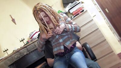 Casting of a young Spanish couple Nataly Divine and Jimmy for their first porn video