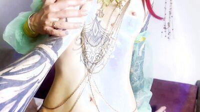 Hot redhead girl Sunako K moans as she gets fucked hard.