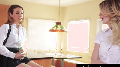 Naughty Bad Girl Blake Eden Lures Bestie Shauna Skye For Forbidden Lesbian Fuck At Home - PART 1+2