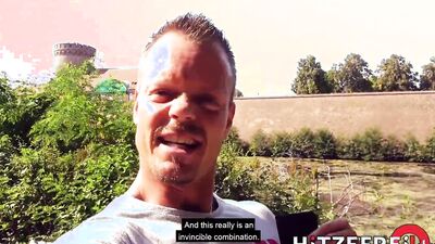 Hot Outdoor Sex With Curvy German Blonde Milf
