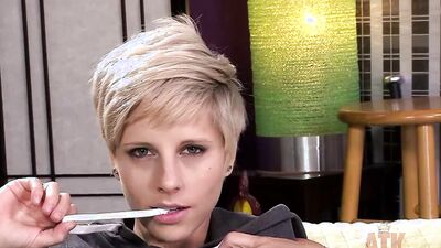 Makenna's hot little snatch needs some good lovin' from the Hitachi Wand