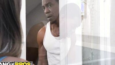 BANGBROS - Dirtydanii 69 Walks In On Him Watching BangBros And Offers A Better Way To Bust His Nut