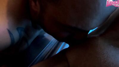 Blonde German slut gets fucked hard in the sauna
