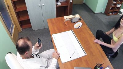 Fake Hosptial Doctor Fucks Patient in Hot Office Sex Session