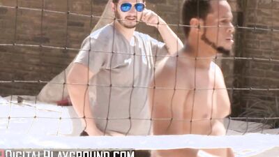 DIGITALPLAYGROUND - A Poolside Peek Gets Blair Wet And Ready For More At Xander’s New House