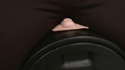 By riding the sybian sex toy the brunette stops feeling shy about her sexual needs