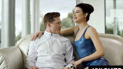 Wicked - Hot Virtual Brunette Babe Turns Fantasies To Truth And Gets Fucked Hard