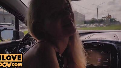 Swife Katy the Perfect Girl Pleases You in Bed, Car, and with Her Soft, Skilled Hands